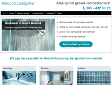 Tablet Screenshot of noordholland-badkamer.nl